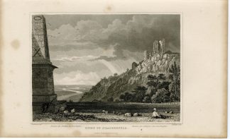 Antique Print-RUINS-DRACHENFELS-RHINE-Sands-Tombleson-1832