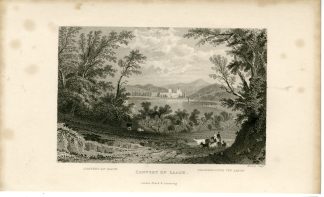 Antique Print-CONVENT-LAACH-RHINE-GERMANY-Lacey-Tombleson-1832