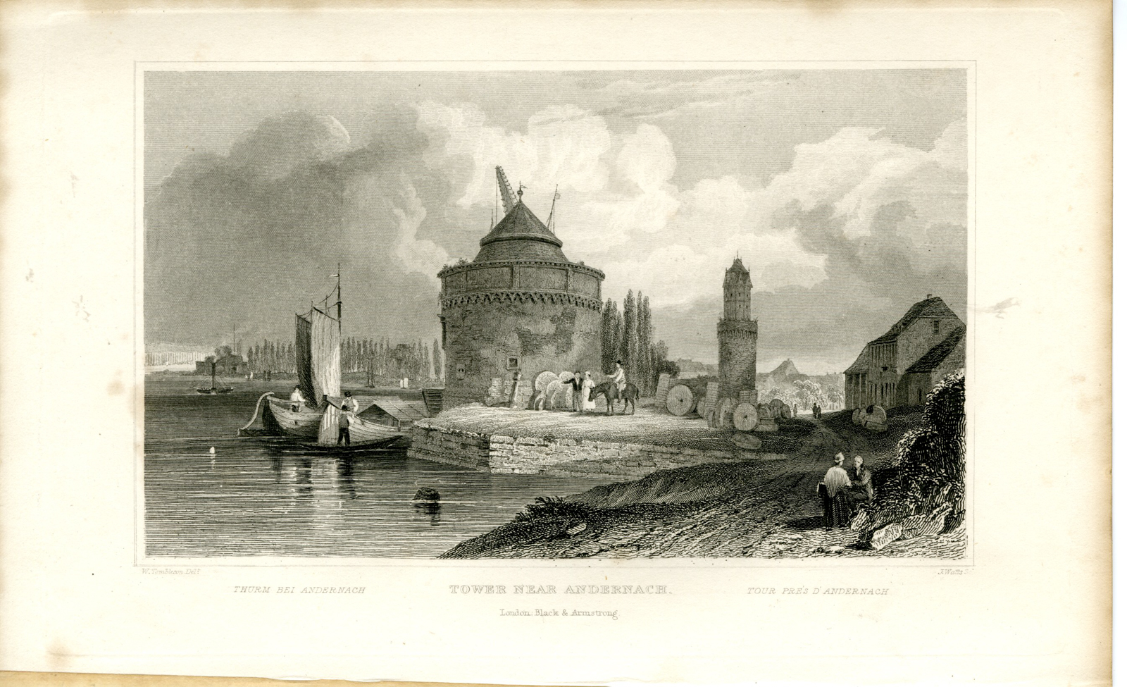 Pictura 09962 416x254 Antique Print-TOWER-NEAR-ANDERNACH-RHINE-GERMANY-Tingle-Tombleson-1832