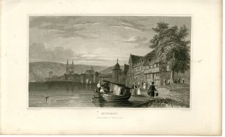 Antique Print-BOPPART-Sands-Tombleson-1832