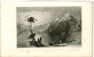 Antique Print-ST-GOAR-RHEINFELS-Drury-Tombleson-1832
