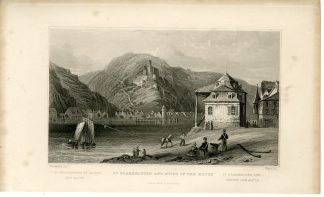 Antique Print-ST-GOARSHAUSEN-KATZ-Ward-Tombleson-1832