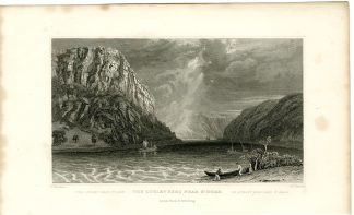 Antique Print-LURLEYBERG-ST-GOAR-Tingle-Tombleson-1832