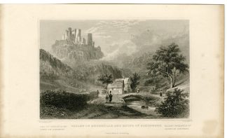 Antique Print-ENGELHOLLE-SCHONBERG-Saunders-Tombleson-1832
