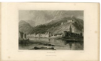 Antique Print-BACHARACH-Winkles-Tombleson-1832