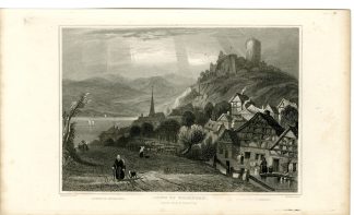 Antique Print-HEIMBURG-RUINS-Cruse-Tombleson-1832