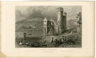 Antique Print-EHRENFELS-RUINS-Jones-Tombleson-1832