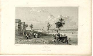 Antique Print-MAINZ-MAYENCE-Barker-Tombleson-1832