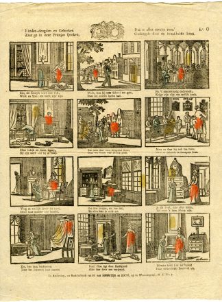Antique Print-CHILDREN VICES-GOOD AND BAD BEHAVIOR-Oortman-c.1811-1829