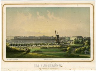 Antique Print-HAMBURG-ALSTERBASSIN-JUNGFERNSTIEG-Heuer-Gassmann-1852