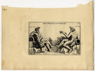 Antique Print-DEUX-FLEUVES-RIVER GODS-143-Thomassin-Le Hongre-Le Gros-1694-1724