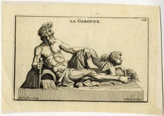 Antique Print-LA-GARONNE-RIVER GOD-PLATE-158-Thomassin-Massou-1694-1724
