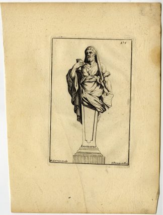 Antique Print-ISOCRATES-PLATE-174-Thomassin-Granier-1694-1724