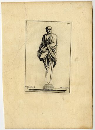 Antique Print-DIOGENES-PLATE-175-Thomassin-Lespagnandelle-1694-1724
