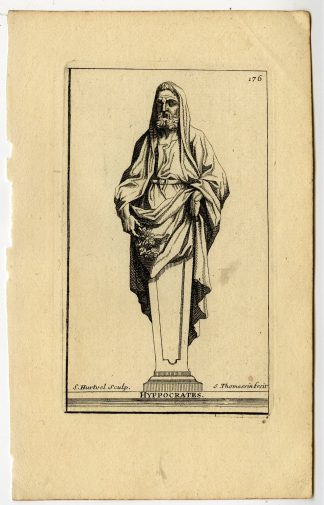 Antique Print-HYPPOCRATES-PLATE-176-Thomassin-Hurtrelle-1694-1724