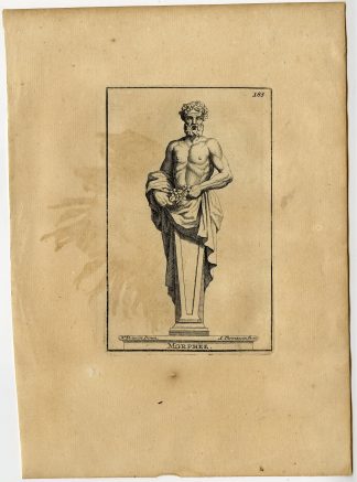 Antique Print-MORPHEE-MORPHEUS-PLATE-184-Thomassin-Poussin-1694-1724