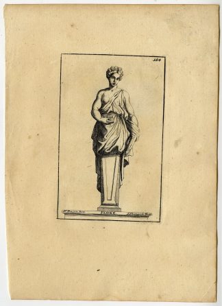 Antique Print-FLORE-FLORA-PLATE-184-Thomassin-Poussin-1694-1724