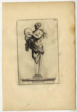 Antique Print-BACCHANTE-PLATE-196-Thomassin-Dedieu-1694-1724