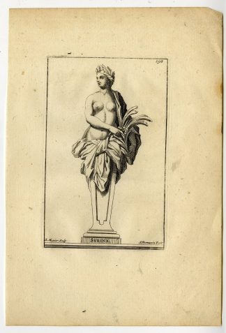 Antique Print-SYRINX-PLATE-198-Thomassin-Maziere-1694-1724
