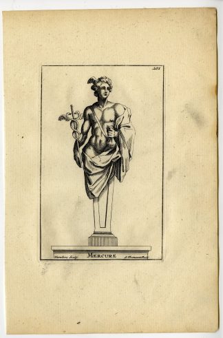 Antique Print-MERCURE-MERCURY-PLATE-203-Thomassin-Van Cleve-1694-1724