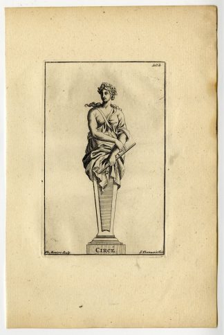 Antique Print-CIRCE-PLATE-202-Thomassin-Magnier-1694-1724