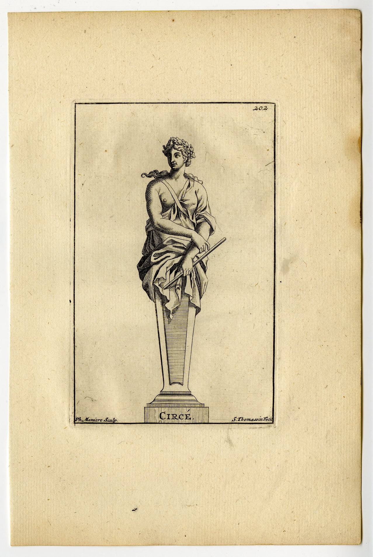 , Antique Print-CIRCE-PLATE-202-Thomassin-Magnier-1694-1724, Pictura Antique Prints