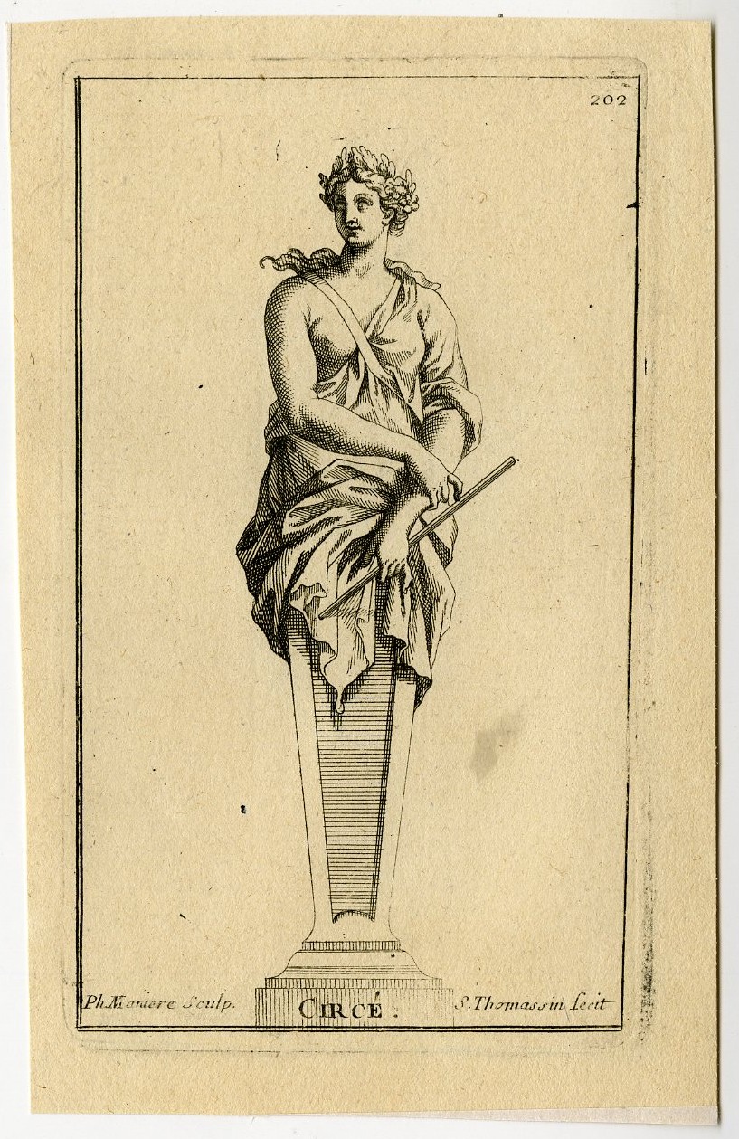 , Antique Print-CIRCE-PLATE-202-Thomassin-Magnier-1694-1724, Pictura Antique Prints