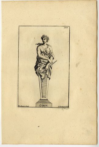 Antique Print-CIRCE-PLATE-202-Thomassin-Magnier-1694-1724