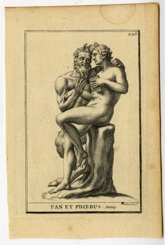 Antique Print-PAN-ET-PHOEBUS-PLATE-225-Thomassin-1694-1724
