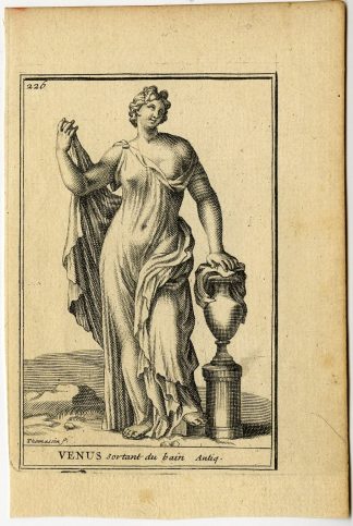 Antique Print-VENUS-SORTANT-DU-BAIN-PLATE-226-Thomassin-1694-1724