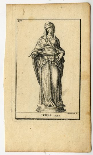 Antique Print-CERES-PLATE-230-Thomassin-1694-1724