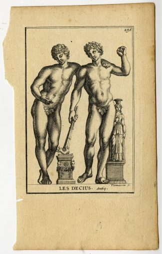 Antique Print-LES-DECIUS-PLATE-236-Thomassin-1694-1724