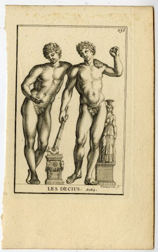 Antique Print-LES-DECIUS-PLATE-236-Thomassin-1694-1724