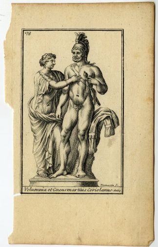Antique Print-VOLUMNIA-GNEUS-MARTIUS-CORIOLANUS-PLATE-238-Thomassin-1694-1724