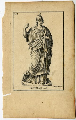 Antique Print-MINERVE-PLATE-243-Thomassin-1694-1724