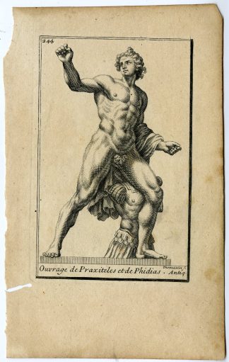 Antique Print-PRAXITELES-PHIDIAS-PLATE-244-Thomassin-1694-1724