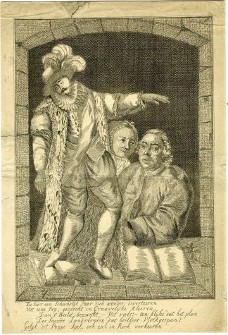 Antique Print-PAMPHLET-SATIRE-DOLL OF WILLEM I-FRANCQ VAN BERKHEY-Hulstkamp-1784