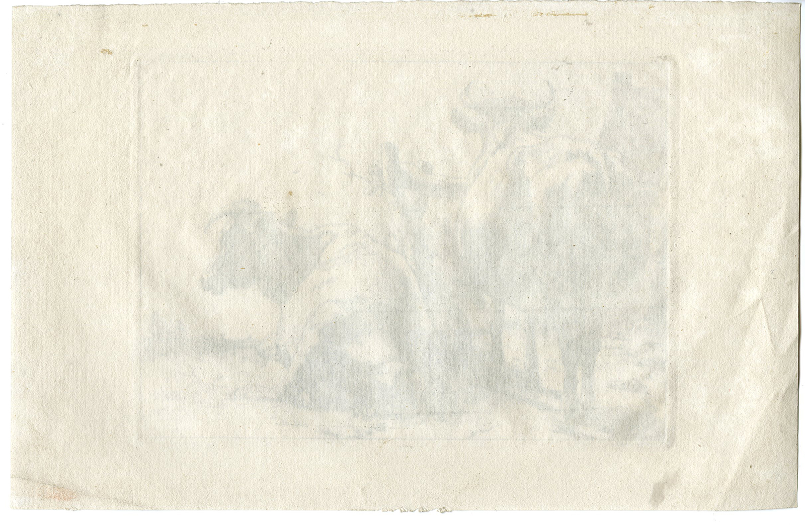 , Antique Master Print-COWS FROM BEHIND-Potter-1650, Pictura Antique Prints