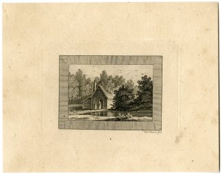 Antique Master Print-COTTAGE-FIGURES-Vivares-Berthoud-1820