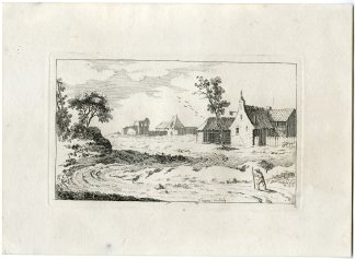 Antique Master Print-RURAL LANDSCAPE-Vivares-Berthoud-1820