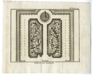 Antique Print-BAROQUE GARDEN LAYOUT-PL.III-34-Pluche-1799