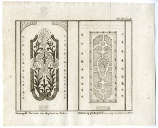 Antique Print-BAROQUE-GARDEN-PARTERRE-ENGLISH-STYLE-PL.III.38-Pluche-1799