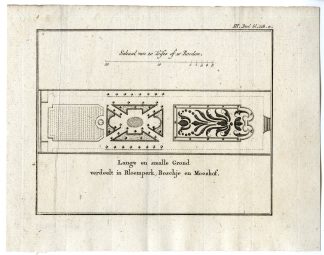 Antique Print-BAROQUE GARDEN DESIGN-PL.III.128.A-Pluche-1799