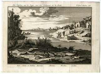 Antique Print-FISHING?SCENE?WITH?NETS?AND?FISH-PL.V.108-Pluche-1799