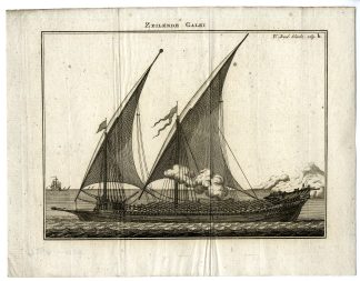 Antique Print-SAILING-GALLEY-NAUTICAL-PL.V.269.B.-Pluche-1799