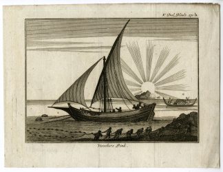 Antique Print-VISSCHERS-PINK-FISHING-BOAT-ENGRAVING-PL.V.270.B.-Pluche-1799