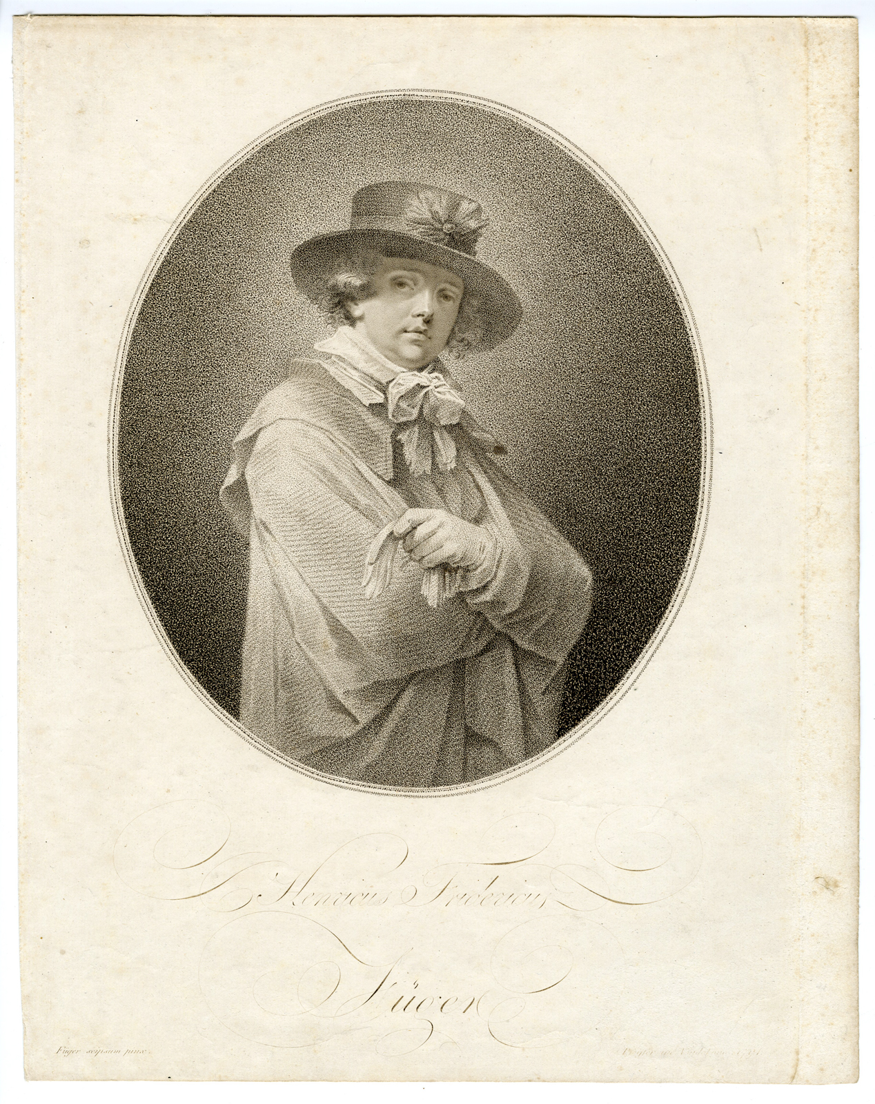 , Antique Master Print-FRIEDRICH HEINRICH-FUEGER-PAINTER-Pfeiffer-Fueger-1811, Pictura Antique Prints