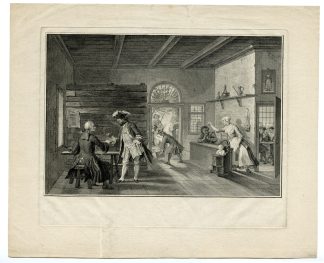 Antique Master Print-PUITERVENSE-HELLEVEEG-TAVERN-THIEFS-Tanje-Troost-1752-1761