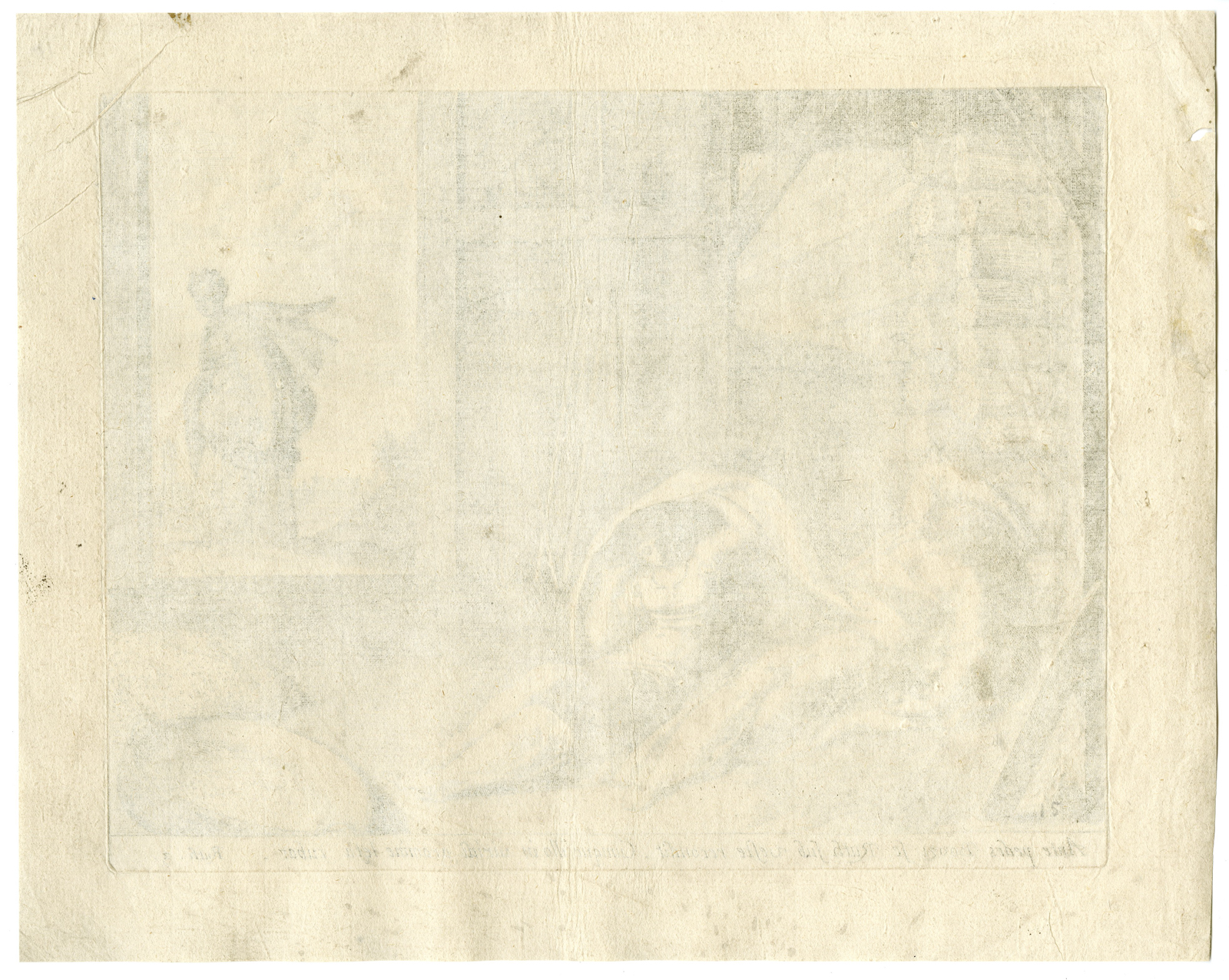 , Antique Master Print-RUTH-BOAZ-NIGHT-SCENE-GRANARY-Galle-de Weerdt-c.1557-1591, Pictura Antique Prints