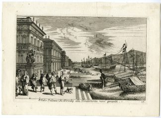 Antique Master Print-PALAZZI-VENICE-FONDAMENTA-NOVE-23-Kuesel-Baur-1670
